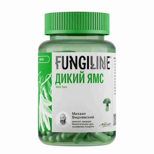 Fungiline Дикий Ямс, 60 капсул 