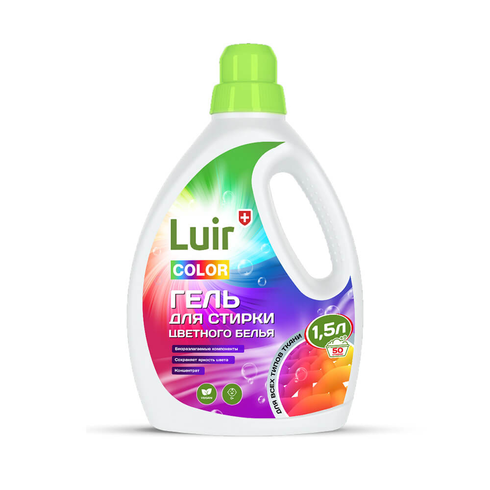 Luir Gel Color Гель для стирки цветного белья, 1500 мл