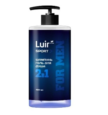 Luir SPORT,  Шампунь-Гель 2 в 1,  460 мл